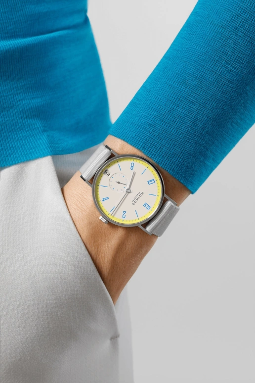 Nomos Glashütte,Tangente 37.50mm,37.50mm,Stainless Steel,Cream,Handwound,Big Date,42hours,179,179.S10