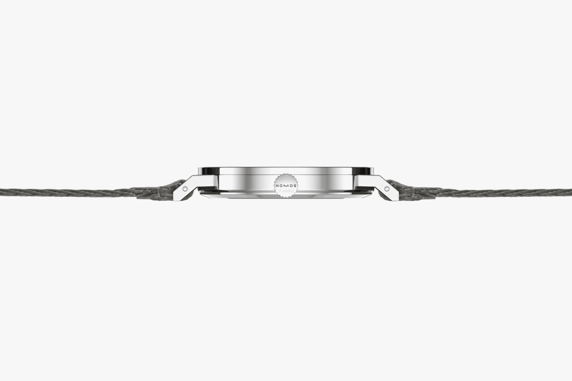 Nomos Glashütte,Tangente 37.50mm,37.50mm,Stainless Steel,Orange,Handwound,Big Date,42hours,179,179.S13