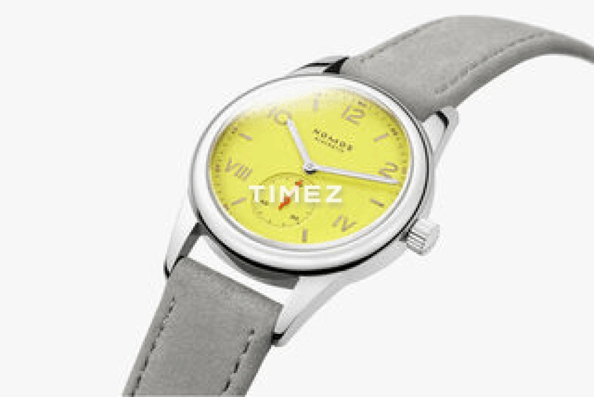 Nomos Glashütte,Club 36mm,36mm,Stainless Steel,Yellow,Handwound,43hours,In-house Caliber,718