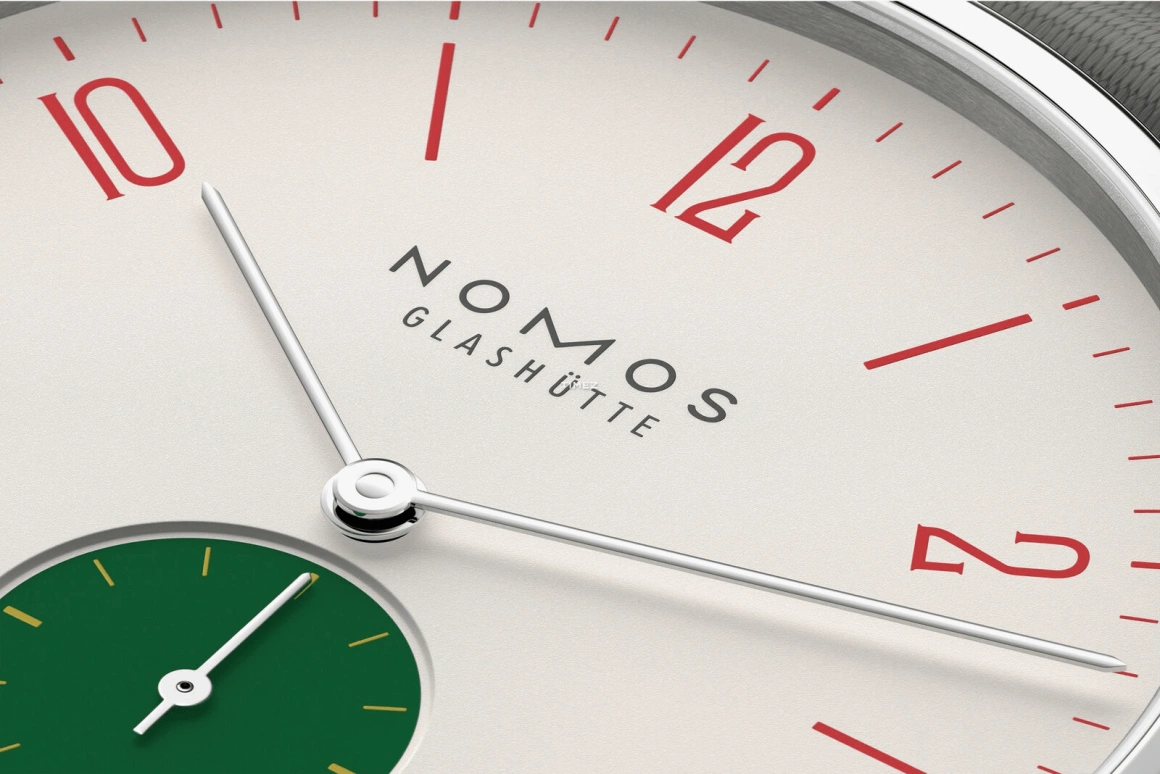 Nomos Glashütte,Tangente 37.50mm,37.50mm,Stainless Steel,Cream white,Handwound,Big Date,42hours,179,179.S4