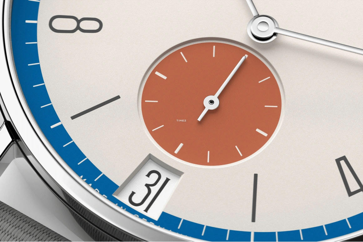 Nomos Glashütte,Tangente 37.50mm,37.50mm,Stainless Steel,Cream,Handwound,Big Date,42hours,179,179.S1
