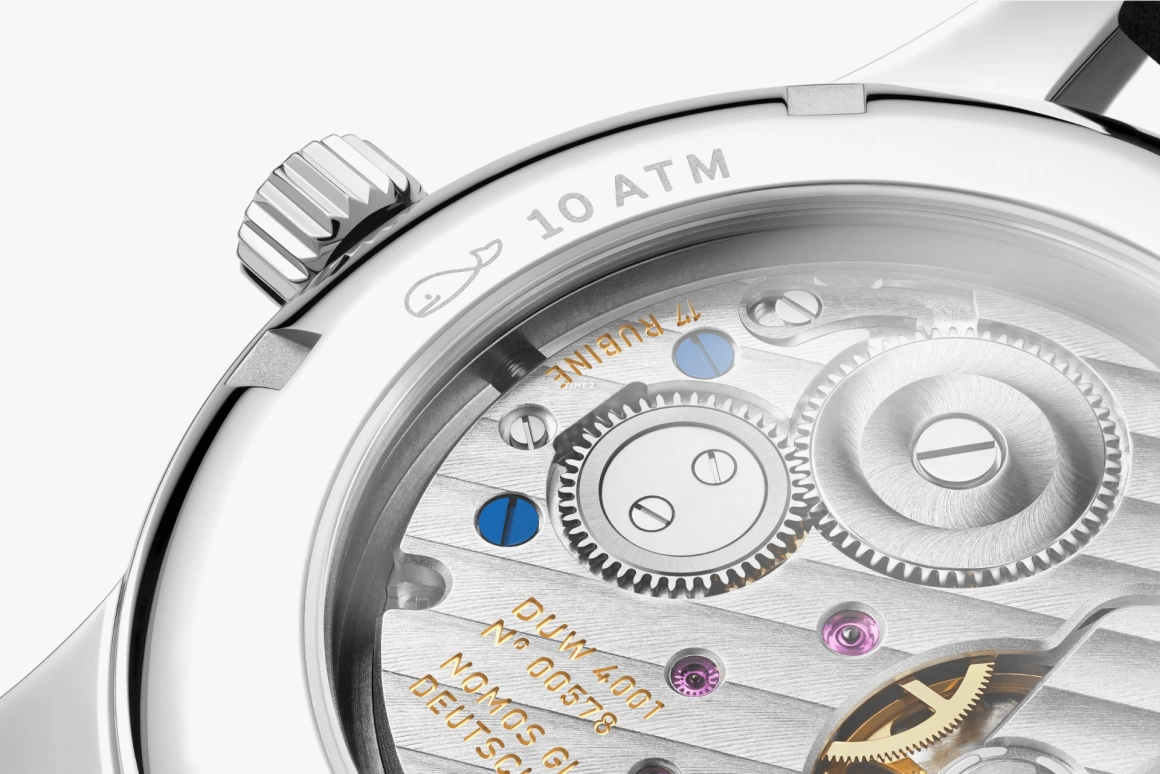 Nomos Glashütte,Club 36mm,36mm,Stainless Steel,Silver White,Handwound,53hours,In-house Caliber,703,703.1