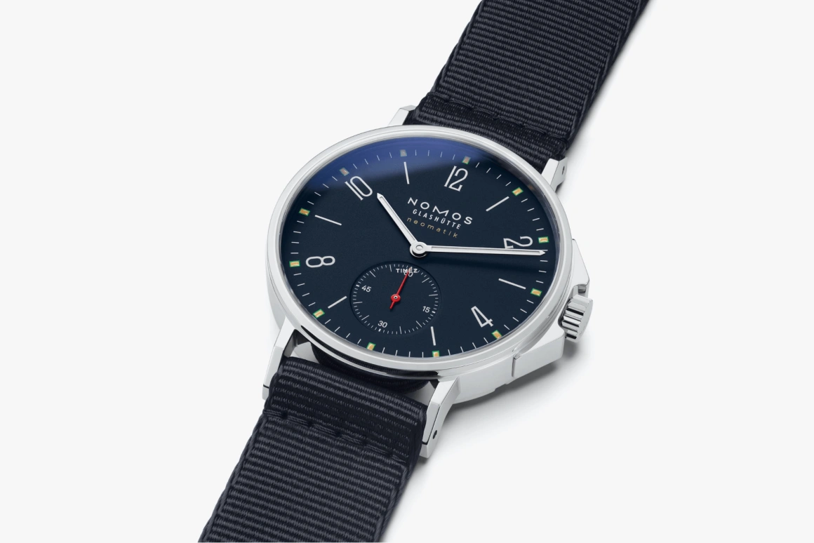 Nomos Glashütte,Ahoi 36.30mm,36.30mm,Stainless Steel,Dark Blue,Automatic,42hours,In-house Caliber,567