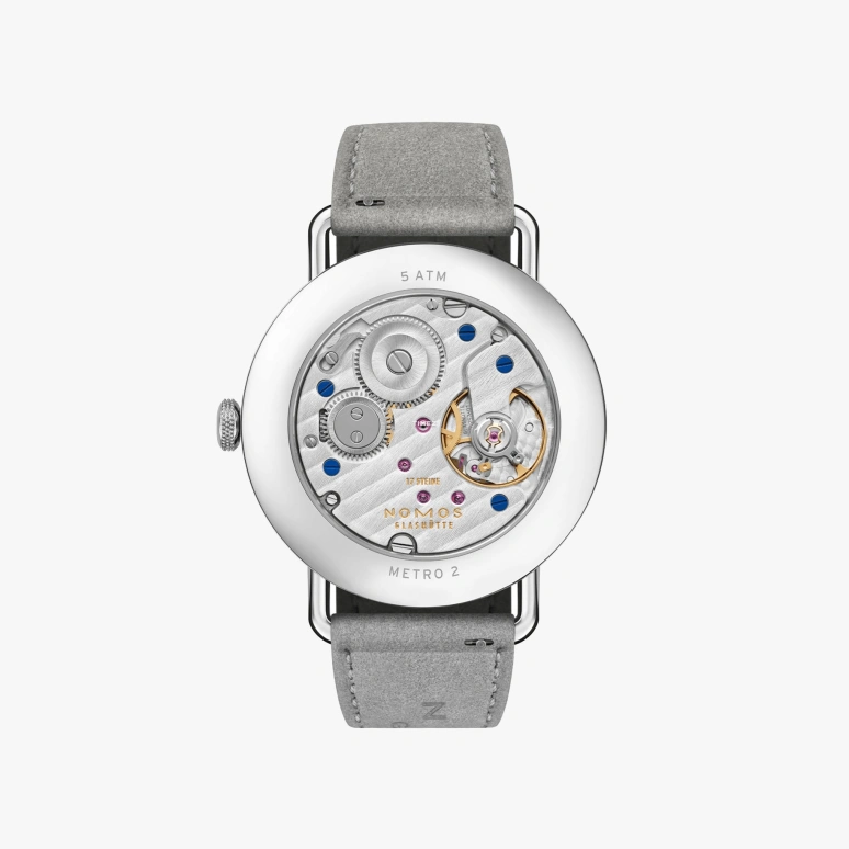 Nomos Glashütte,Metro 33mm,33mm,Stainless Steel,Green,Handwound,43hours,In-house Caliber,1124