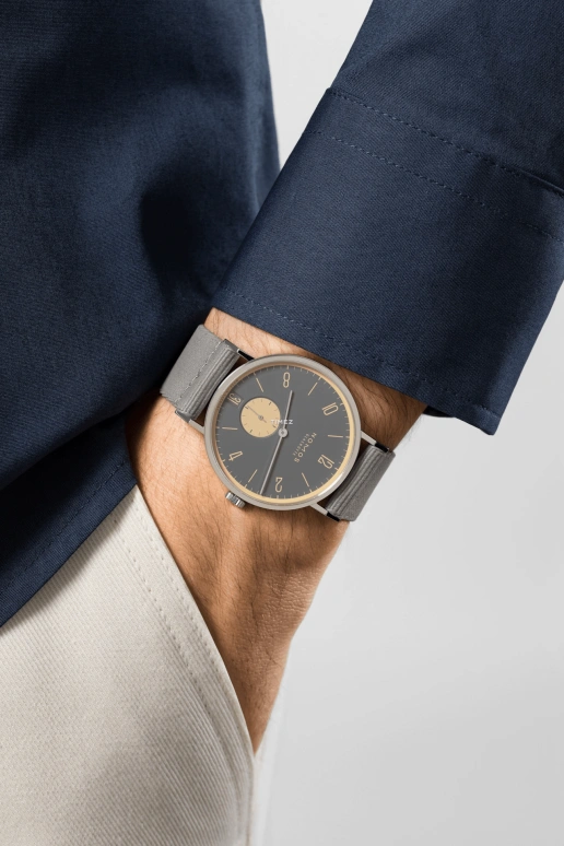 Nomos Glashütte,Tangente 37.50mm,37.50mm,Stainless Steel,Grey,Handwound,Big Date,42hours,179,179.S20
