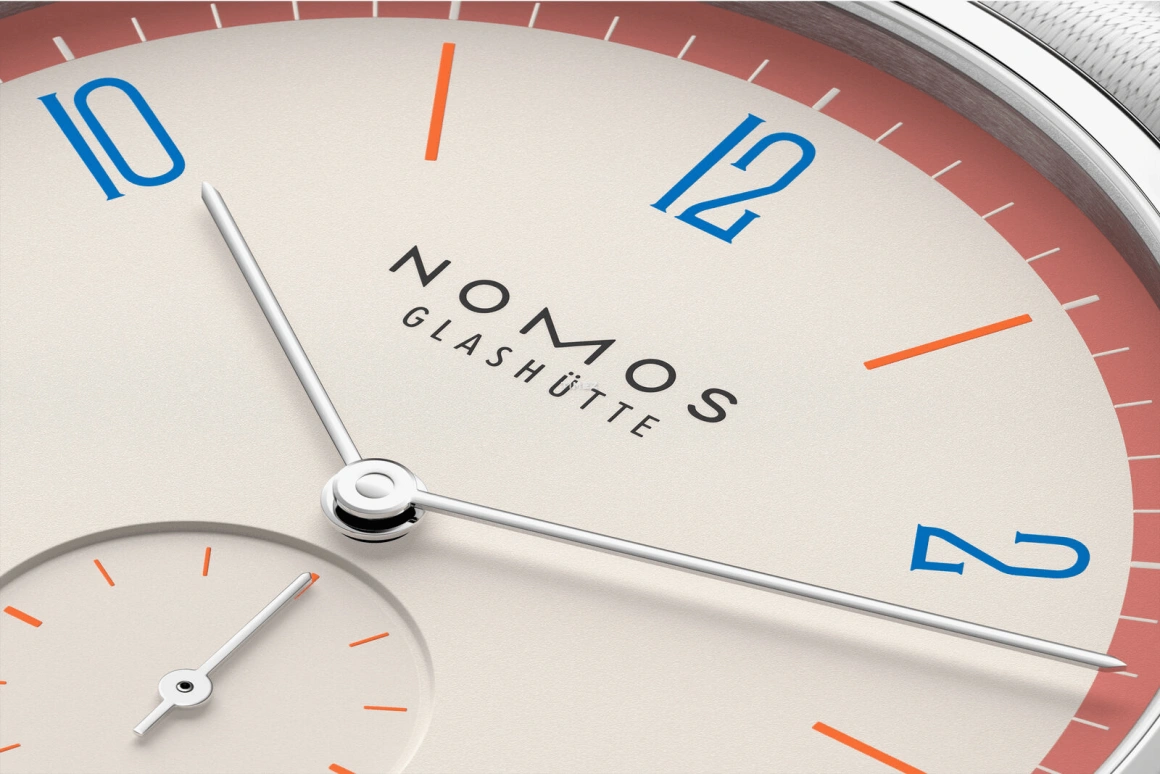 Nomos Glashütte,Tangente 37.50mm,37.50mm,Stainless Steel,Cream,Handwound,Big Date,42hours,179,179.S2