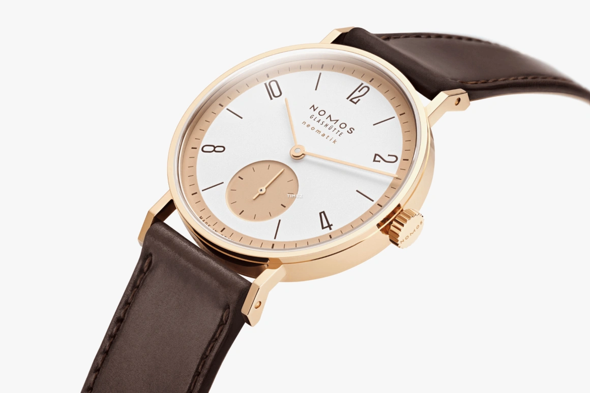 Nomos Glashütte,Tangente 35mm,35mm,Rose Gold,White,Rose Gold,Automatic,42hours,In-house Caliber,160,160.S1