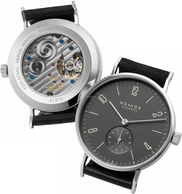 Nomos Glashütte,Tangente 35mm,35mm,Stainless Steel,Grey,Handwound,43hours,In-house Caliber,178