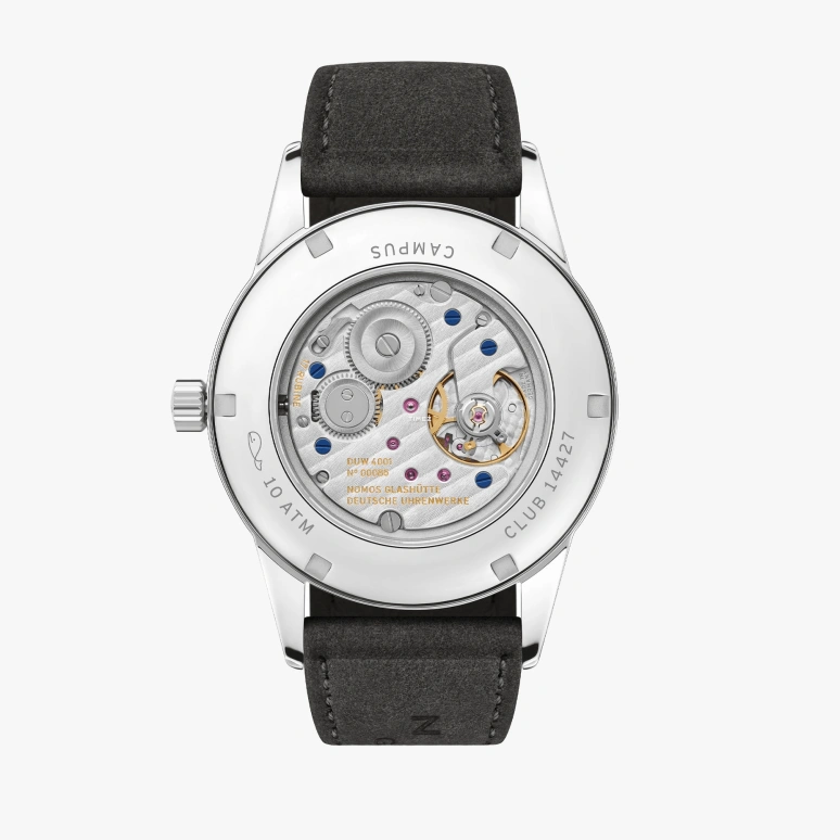 Nomos Glashütte,Club 38.50mm,38.50mm,Stainless Steel,Dark Blue,Handwound,43hours,In-house Caliber,722,722.GB