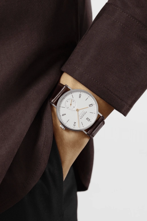 Nomos Glashütte,Tangente 35mm,35mm,Stainless Steel,Silver White,Automatic,42hours,In-house Caliber,192