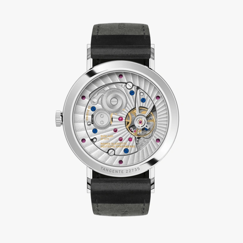 Nomos Glashütte,Tangente 37mm,37mm,Stainless Steel,Blue,Handwound,Day,52hours,136