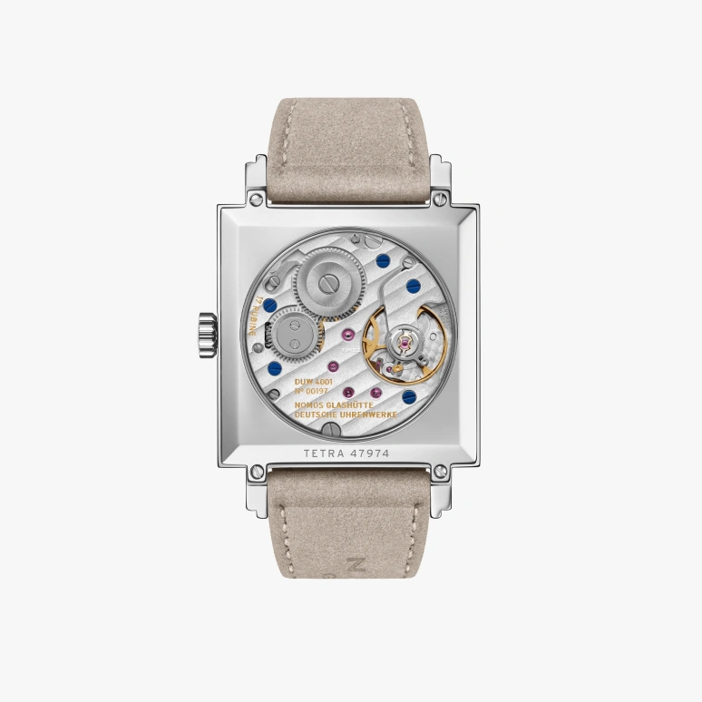 Nomos Glashütte,Tetra 29.50mm,29.50mm,Stainless Steel,Green,Handwound,53hours,In-house Caliber,439