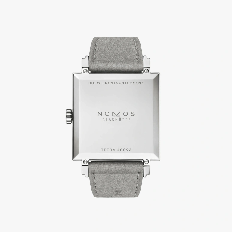 Nomos Glashütte,Tetra 29.50x29.50mm,29.50x29.50mm,Stainless Steel,Pink,Handwound,43hours,In-house Caliber,426
