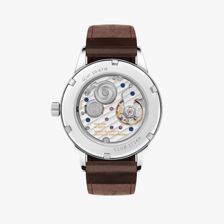 Nomos Glashütte,Club 36mm,36mm,Stainless Steel,Silver White,Handwound,53hours,In-house Caliber,703,703.1
