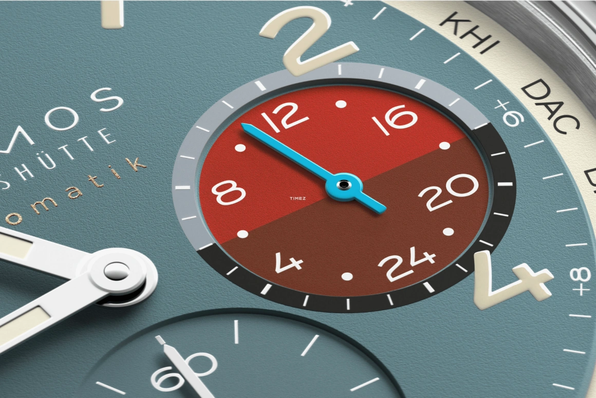 Nomos Glashütte,Club 40mm,40mm,Stainless Steel,Blue,Automatic,World Time,Day / Night Indication,790,790.S4