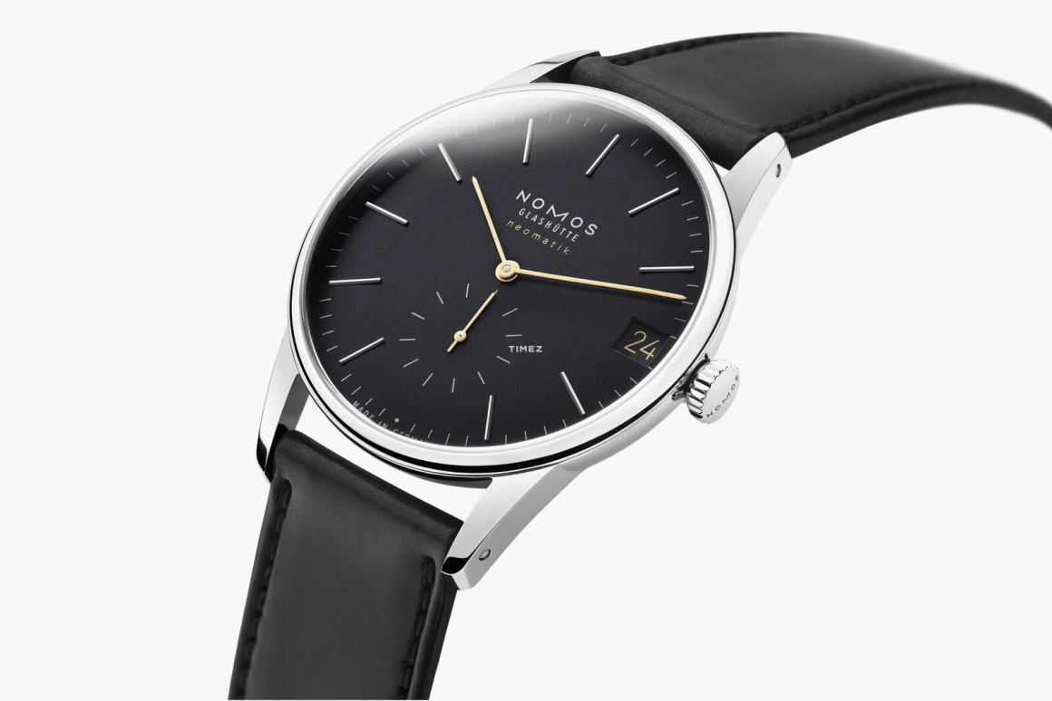 Nomos Glashütte,Orion 40.50mm,40.50mm,Stainless Steel,Black,Automatic,Day,42hours,366