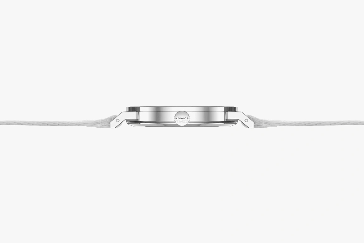 Nomos Glashütte,Tangente 37.50mm,37.50mm,Stainless Steel,Yellow,Handwound,Big Date,42hours,179,179.S8