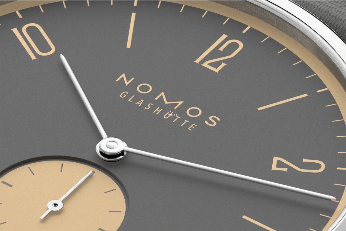 Nomos Glashütte,Tangente 37.50mm,37.50mm,Stainless Steel,Grey,Handwound,Big Date,42hours,179,179.S20