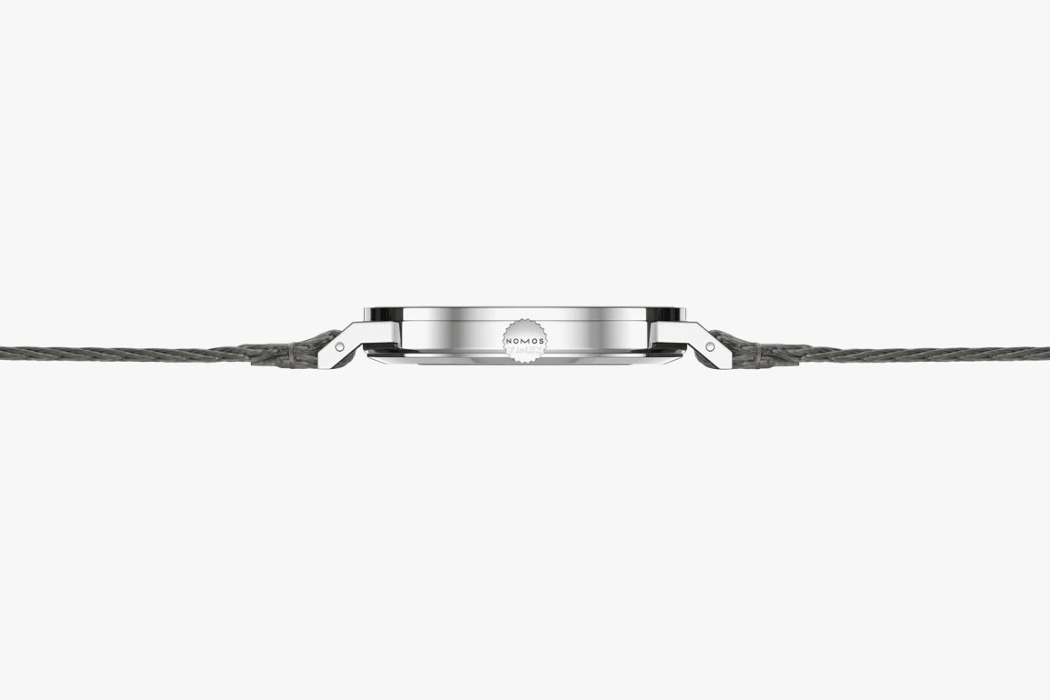 Nomos Glashütte,Tangente 37.50mm,37.50mm,Stainless Steel,Black,Handwound,Big Date,42hours,179,179.S19