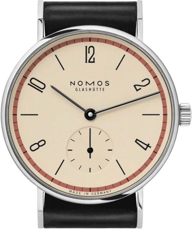 Nomos Glashütte,Tangente 32.80mm,32.80mm,Stainless Steel,White,Handwound,Power Reserve Indicator,43hours,122,122.S3