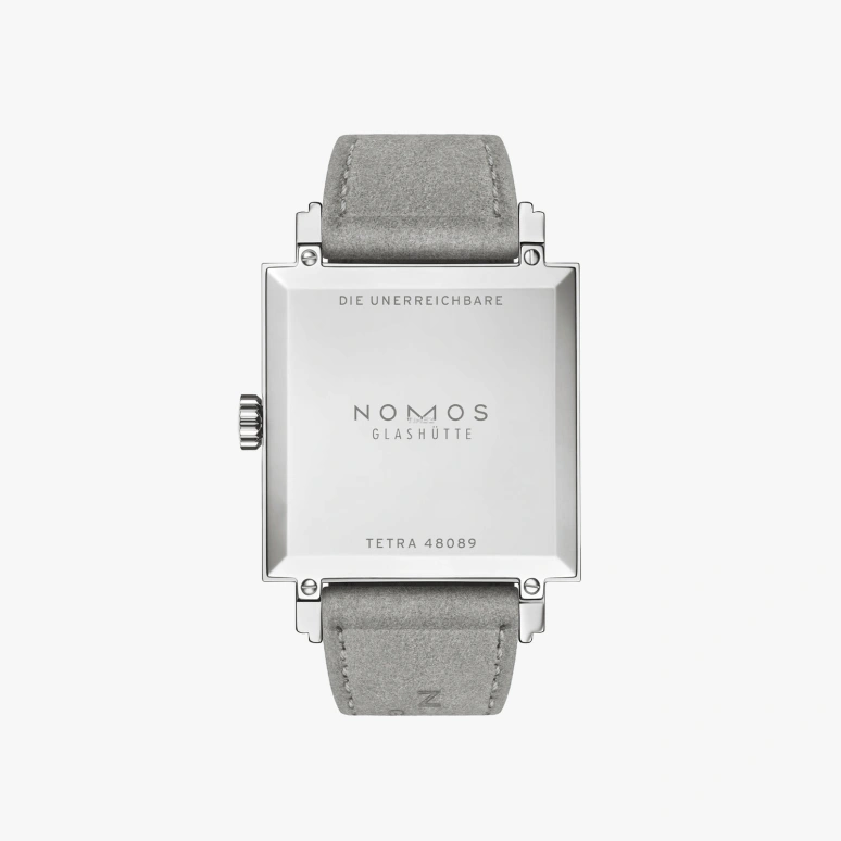 Nomos Glashütte,Tetra 29.50x29.50mm,29.50x29.50mm,Stainless Steel,Grey,Handwound,43hours,In-house Caliber,427