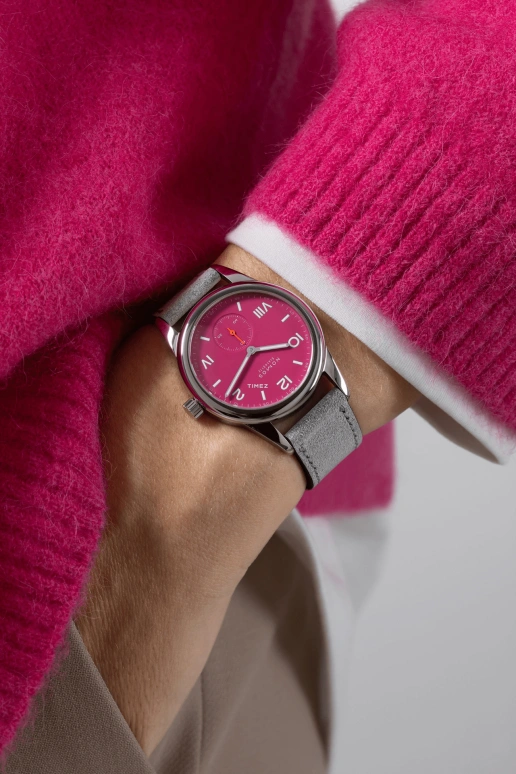 Nomos Glashütte,Club 36mm,36mm,Stainless Steel,Pink Red,Handwound,43hours,In-house Caliber,711,711.GB