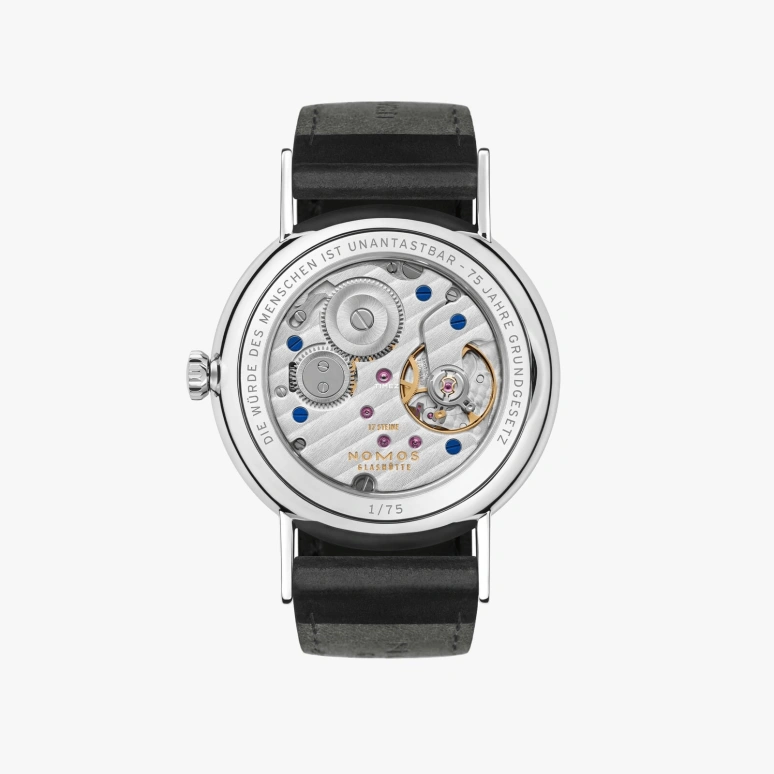 Nomos Glashütte,Ludwig 35mm,35mm,Stainless Steel,White,Handwound,43hours,In-house Caliber,205,205.S3