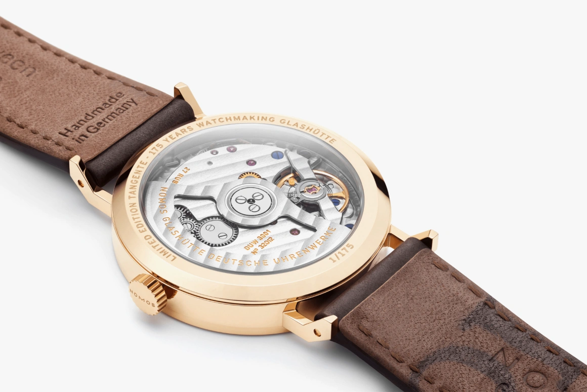 Nomos Glashütte,Tangente 35mm,35mm,Rose Gold,White,Rose Gold,Automatic,42hours,In-house Caliber,160,160.S1