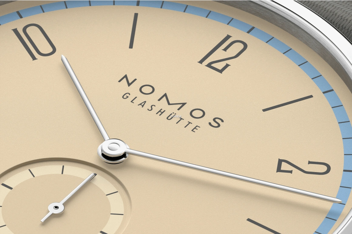 Nomos Glashütte,Tangente 37.50mm,37.50mm,Stainless Steel,Sand,Handwound,Big Date,42hours,179,179.S25