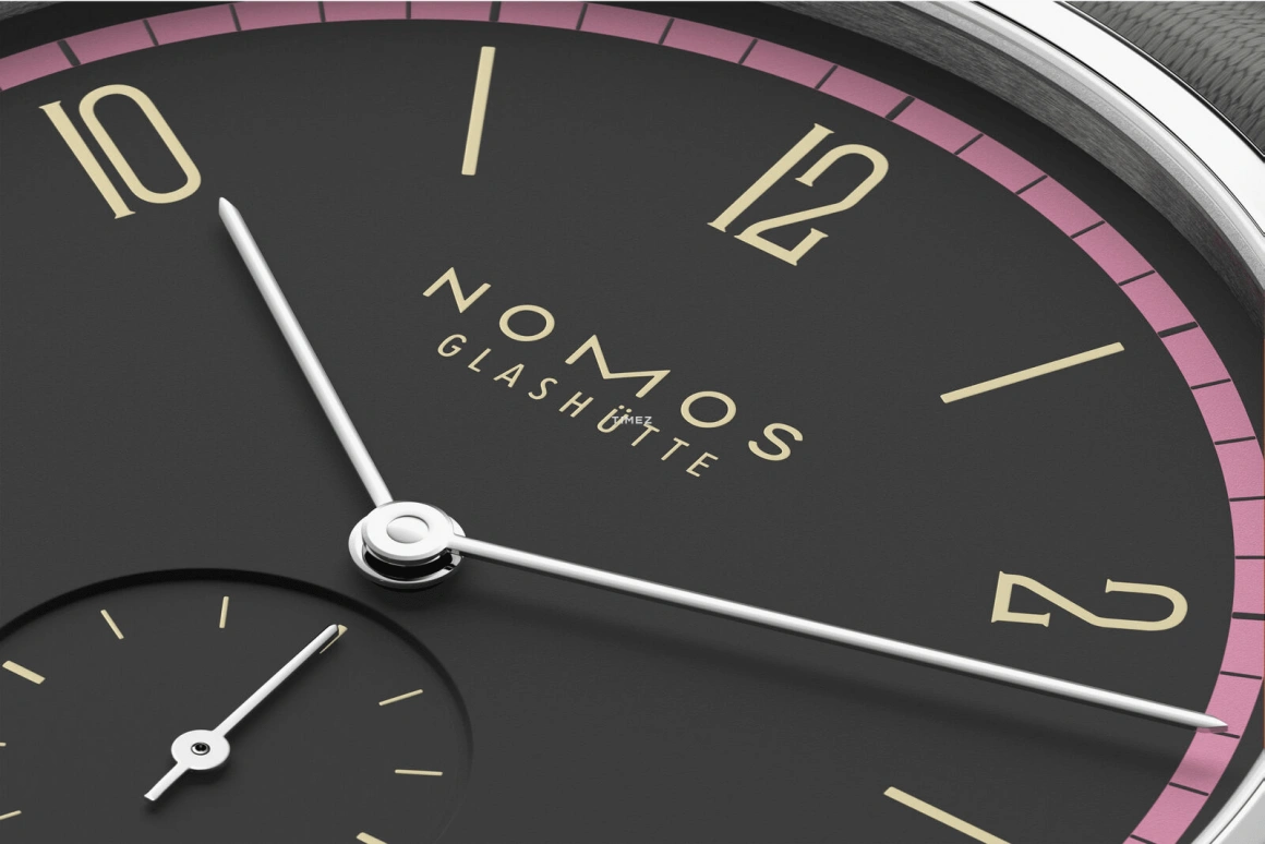 Nomos Glashütte,Tangente 37.50mm,37.50mm,Stainless Steel,Black,Handwound,Big Date,42hours,179,179.S19