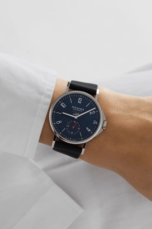 Nomos Glashütte,Ahoi 38.50mm,38.50mm,Stainless Steel,Black,Automatic,Day,42hours,518