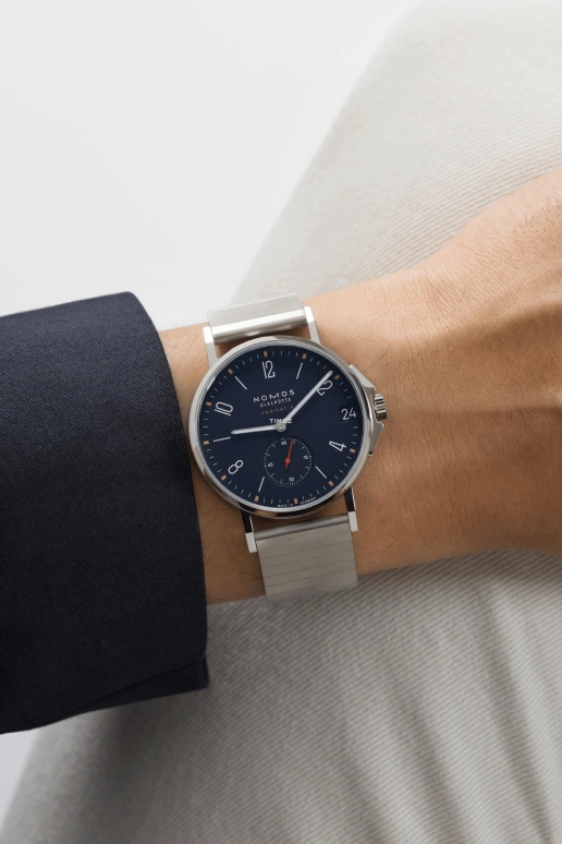 Nomos Glashütte,Ahoi 38.50mm,38.50mm,Stainless Steel,Black,Automatic,Day,42hours,518