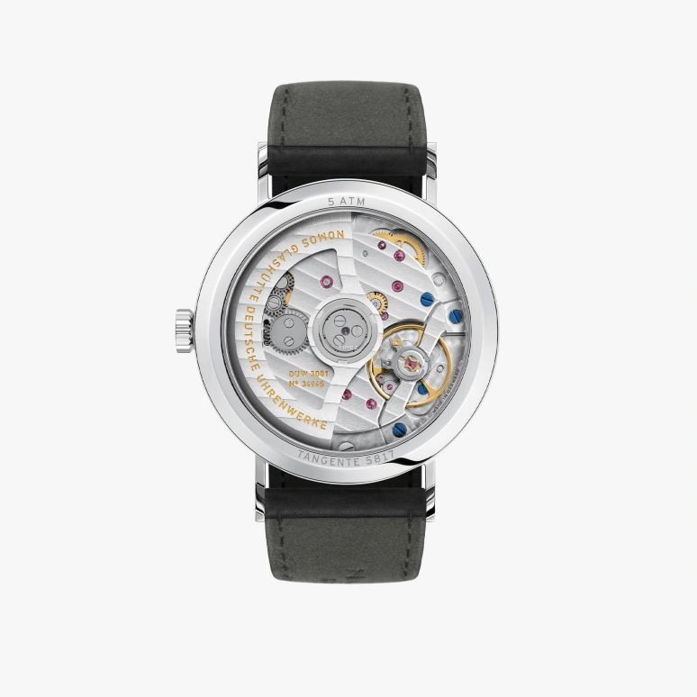 Nomos Glashütte,Tangente 35mm,35mm,Stainless Steel,Blue,Automatic,42hours,In-house Caliber,191