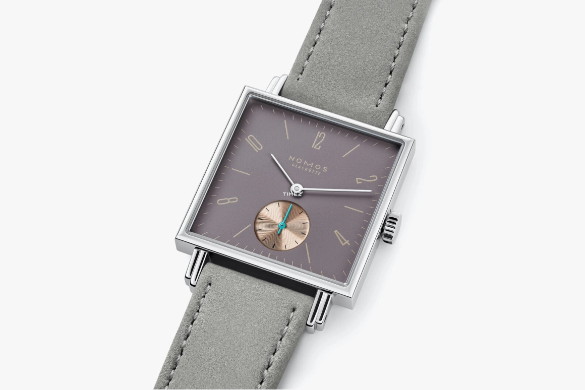 Nomos Glashütte,Tetra 29.50x29.50mm,29.50x29.50mm,Stainless Steel,Purple,Handwound,43hours,In-house Caliber,425