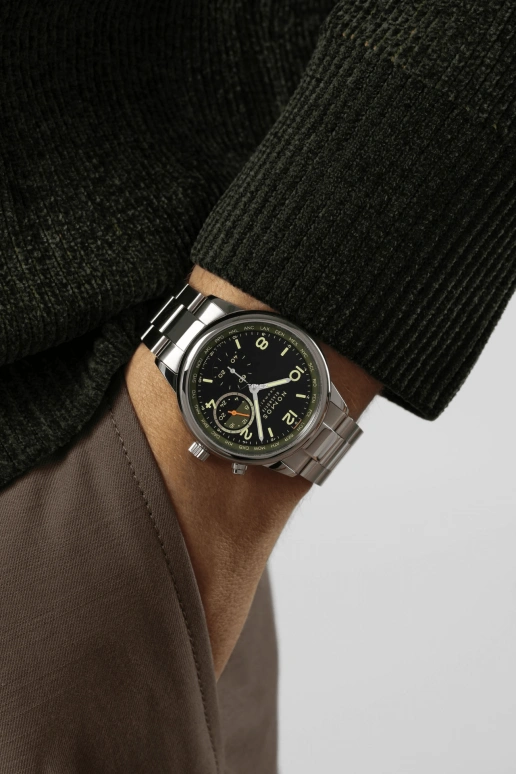 Nomos Glashütte,Club 40mm,40mm,Stainless Steel,Black,Automatic,Dule Time,World Time,790,790.S9