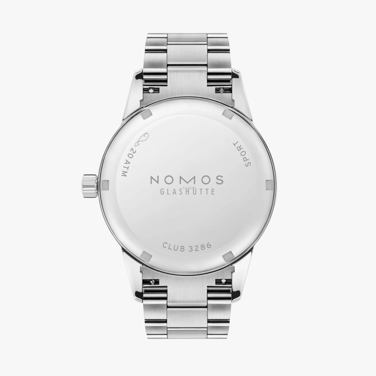 Nomos Glashütte,Club 37mm,37mm,Stainless Steel,Blue,Automatic,42hours,In-house Caliber,747