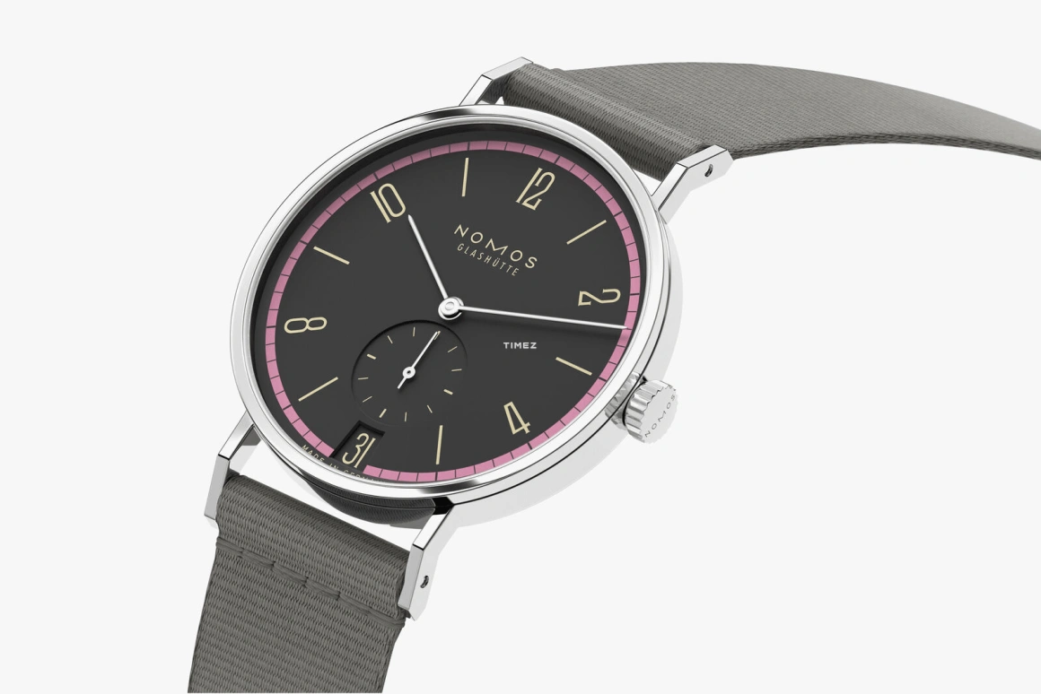 Nomos Glashütte,Tangente 37.50mm,37.50mm,Stainless Steel,Black,Handwound,Big Date,42hours,179,179.S19