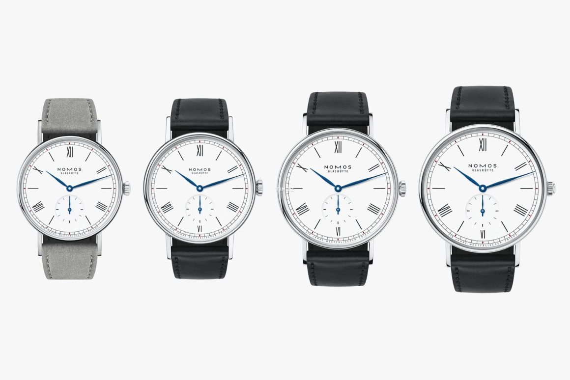 Nomos Glashütte,Ludwig 35mm,35mm,Stainless Steel,White,Handwound,43hours,In-house Caliber,205,205.S4