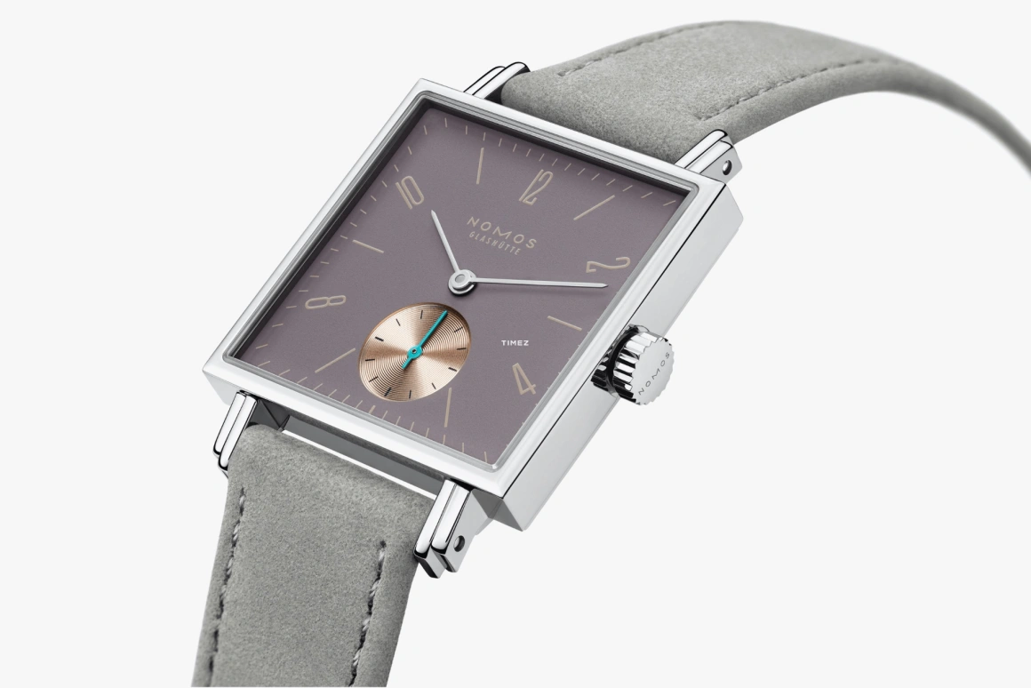 Nomos Glashütte,Tetra 29.50mm,29.50mm,Stainless Steel,Purple,Handwound,43hours,In-house Caliber,475