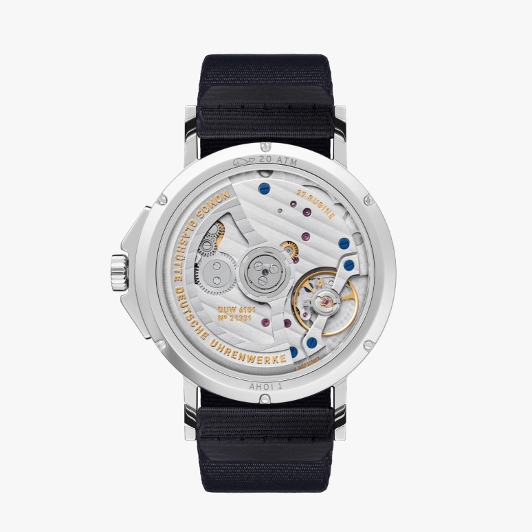 Nomos Glashütte,Ahoi 38.50mm,38.50mm,Stainless Steel,Sky Blue,Automatic,Day,42hours,526