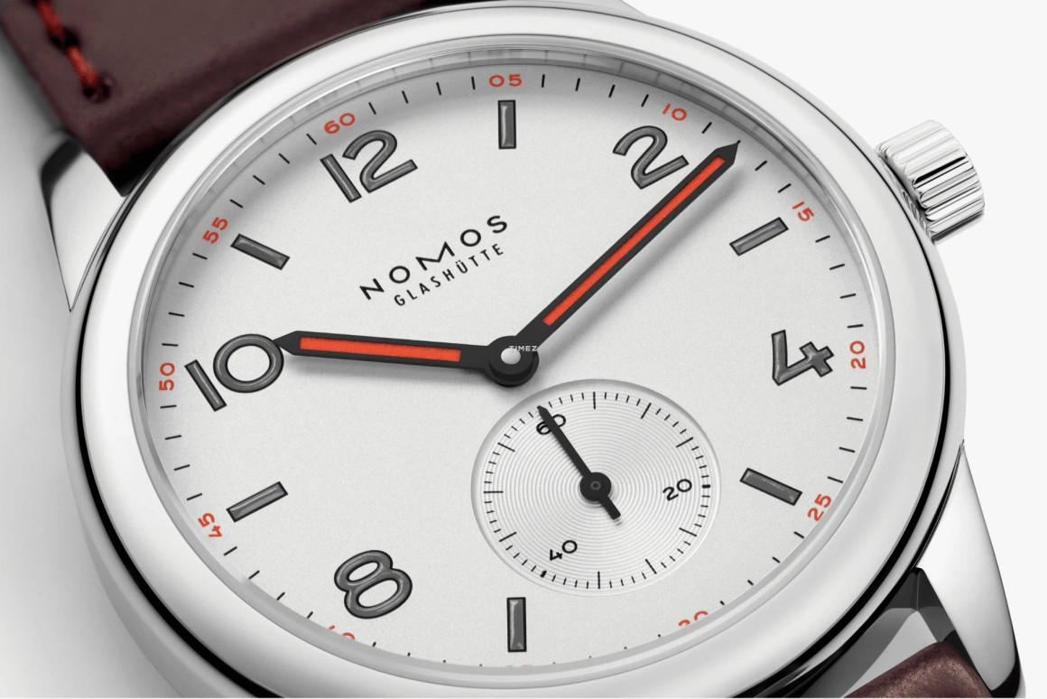 Nomos Glashütte,Club 36mm,36mm,Stainless Steel,Silver White,Handwound,53hours,In-house Caliber,703,703.1