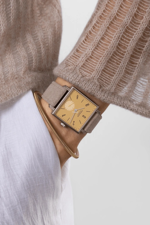 Nomos Glashütte,Tetra 29.50mm,29.50mm,Stainless Steel,Yellow,Handwound,53hours,In-house Caliber,437,437.SB