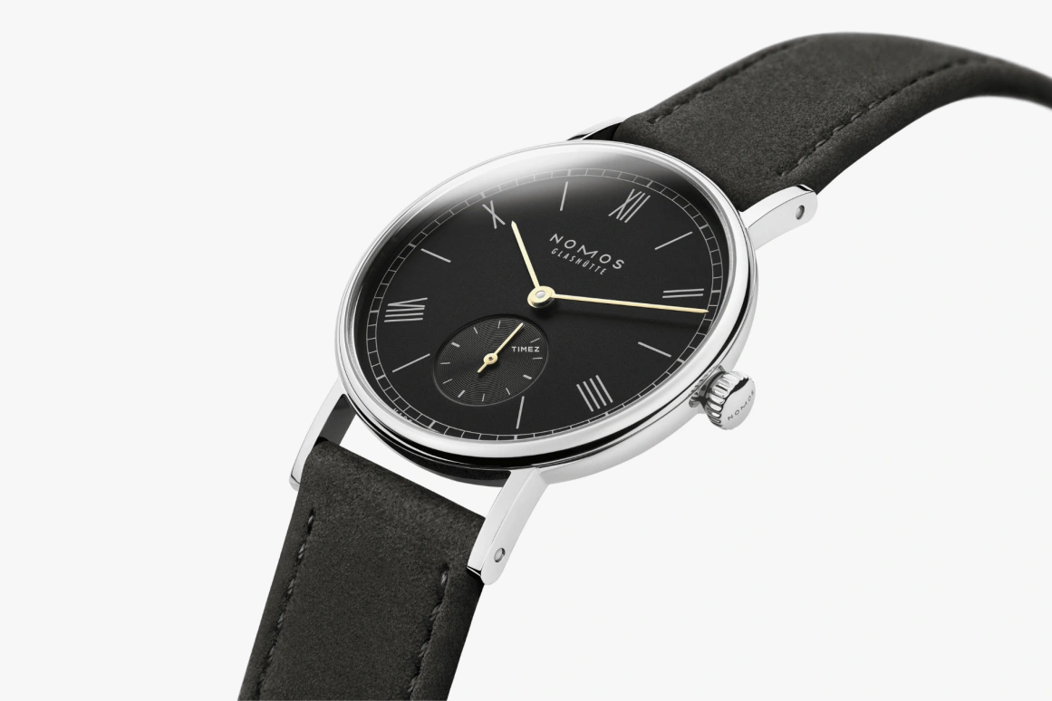 Nomos Glashütte,Ludwig 33mm,33mm,Stainless Steel,Black,Handwound,43hours,In-house Caliber,227