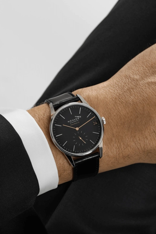 Nomos Glashütte,Orion 40.50mm,40.50mm,Stainless Steel,Black,Automatic,Day,42hours,366
