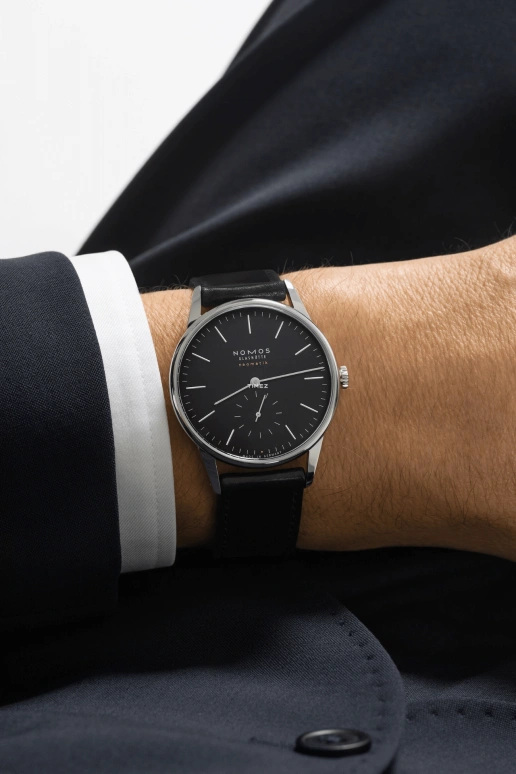 Nomos Glashütte,Orion 38.50mm,38.50mm,Stainless Steel,Black,Automatic,42hours,In-house Caliber,346