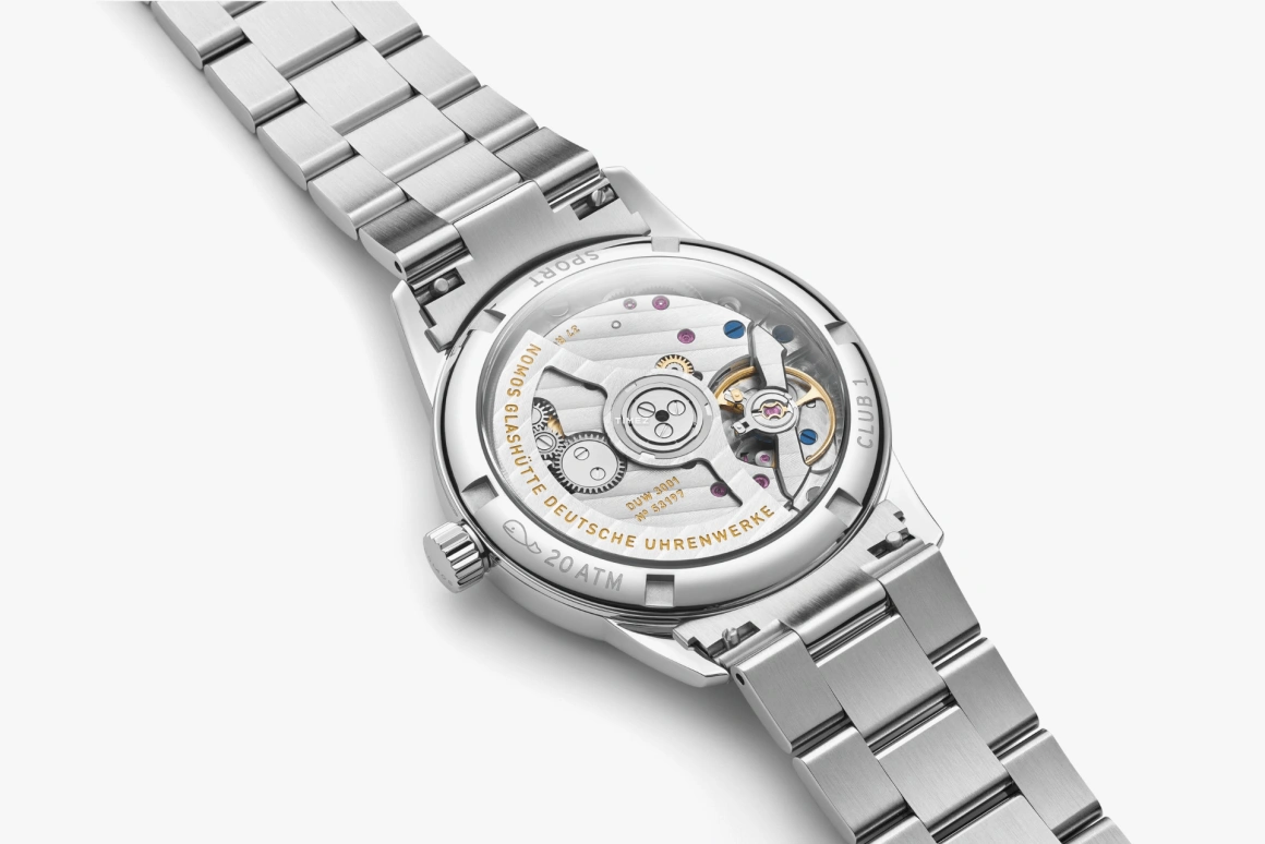 Nomos Glashütte,Club 34mm,34mm,Stainless Steel,Rose,Pink,Automatic,42hours,In-house Caliber,756