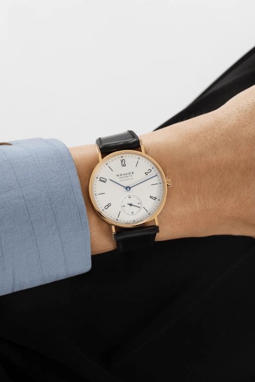 Nomos Glashütte,Tangente 35mm,35mm,Yellow Gold,Silver White,Automatic,42hours,In-house Caliber,161
