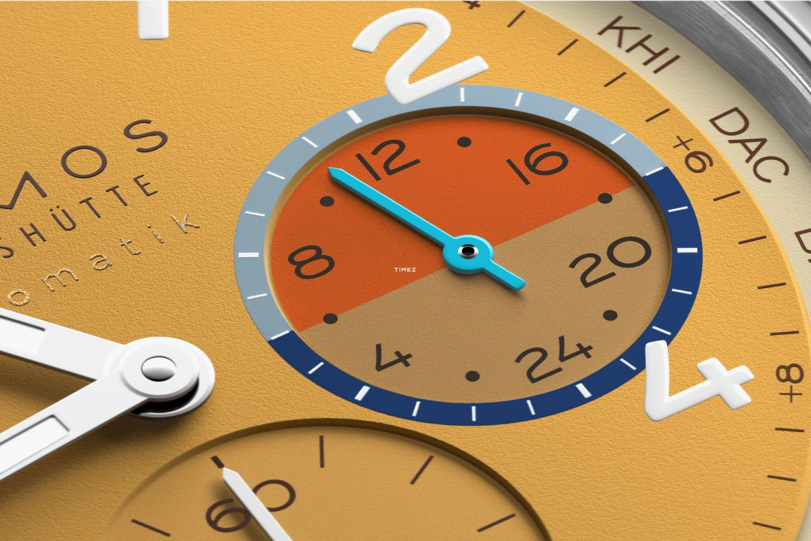 Nomos Glashütte,Club 40mm,40mm,Stainless Steel,Sand,Automatic,World Time,Day / Night Indication,790,790.S6