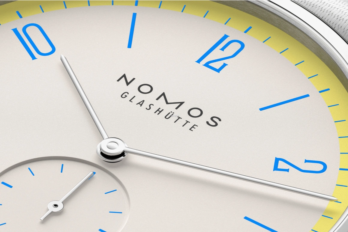 Nomos Glashütte,Tangente 37.50mm,37.50mm,Stainless Steel,Cream,Handwound,Big Date,42hours,179,179.S10