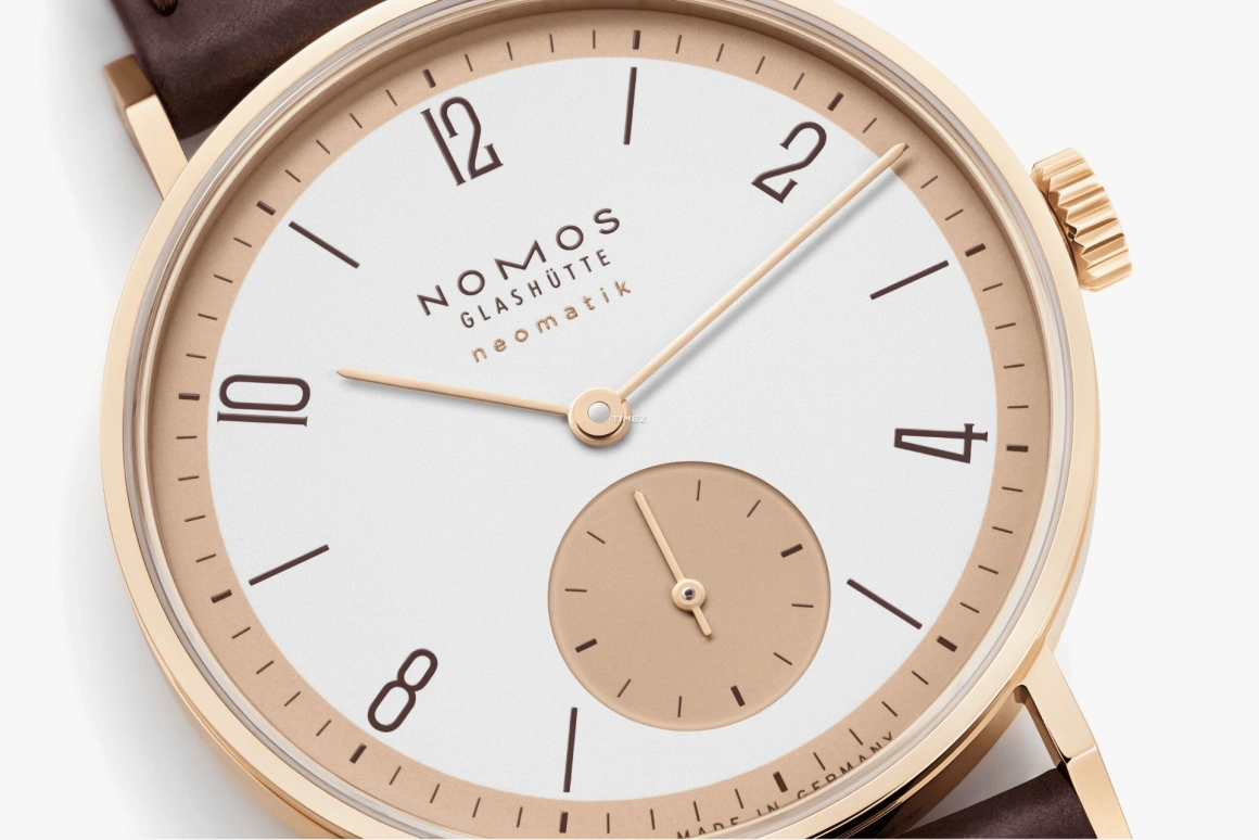 Nomos Glashütte,Tangente 35mm,35mm,Rose Gold,White,Rose Gold,Automatic,42hours,In-house Caliber,160,160.S1